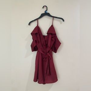Kimchi blue size 4 wine red romper